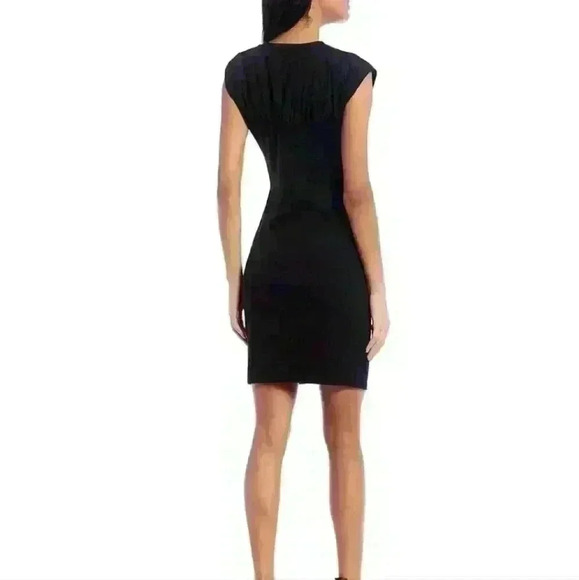 CIRCUS NY | Black Sleeveless Kendall Crewneck Bodycon Dress Size Small - Picture 2 of 7